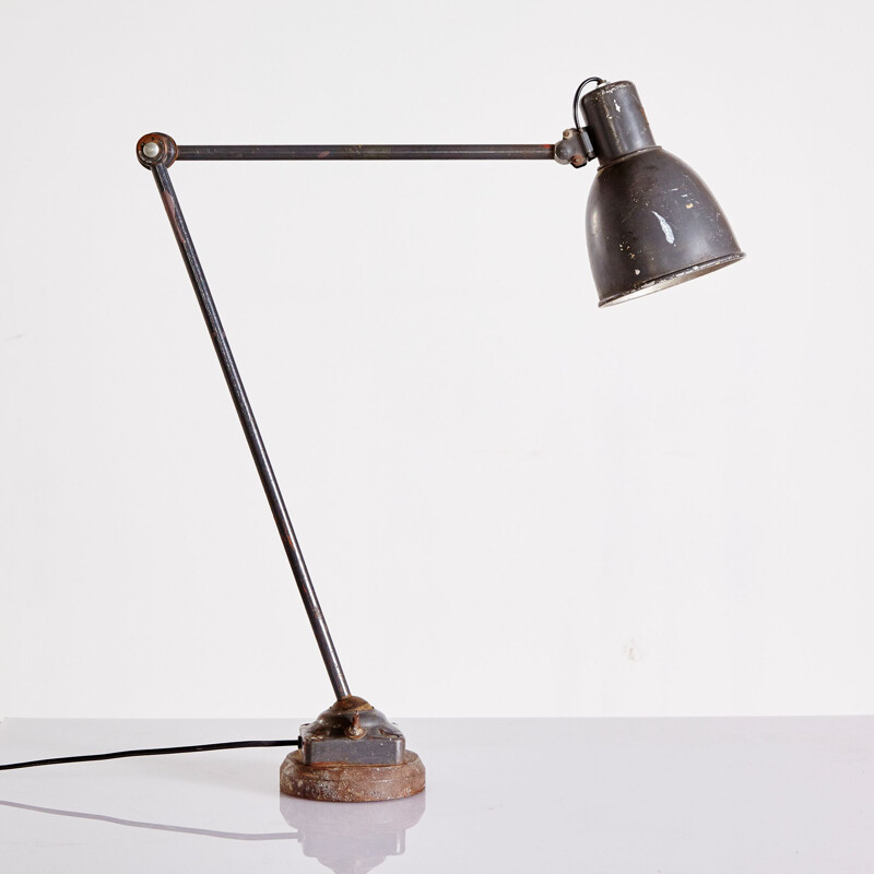 Lampe d'atelier réglable vintage