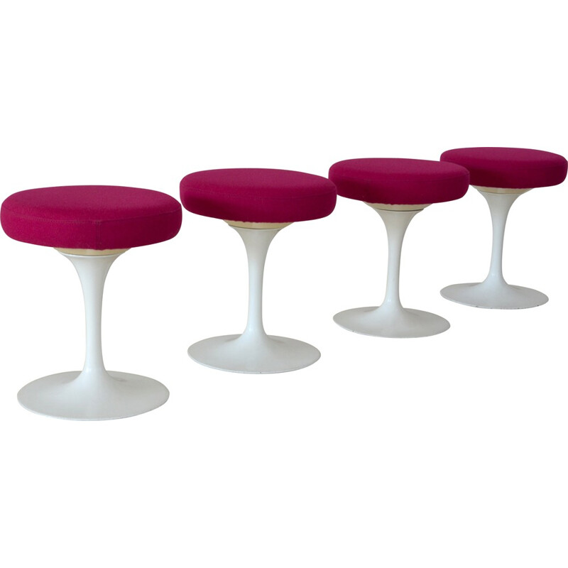 Set of 4 "Tulip" Knoll stools, Eero SAARINEN - 1970s