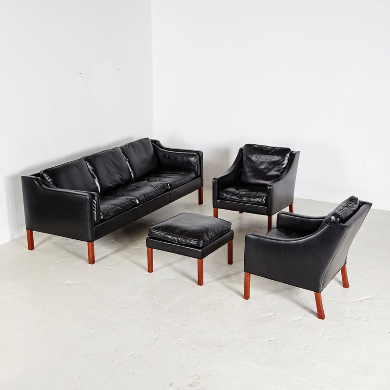 Vintage Børge Mogensen living room set by Fredericia Stolefabrik, Denmark 1962s