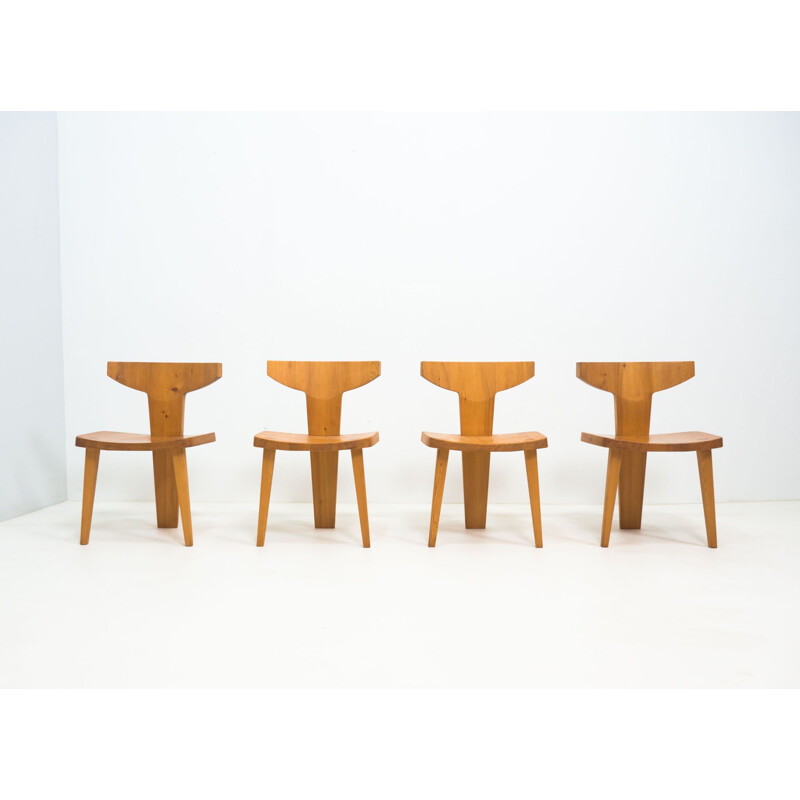 Vintage pine dining set by Jacob Kielland-Brandt pour I. Christiansen, Denmark 1960