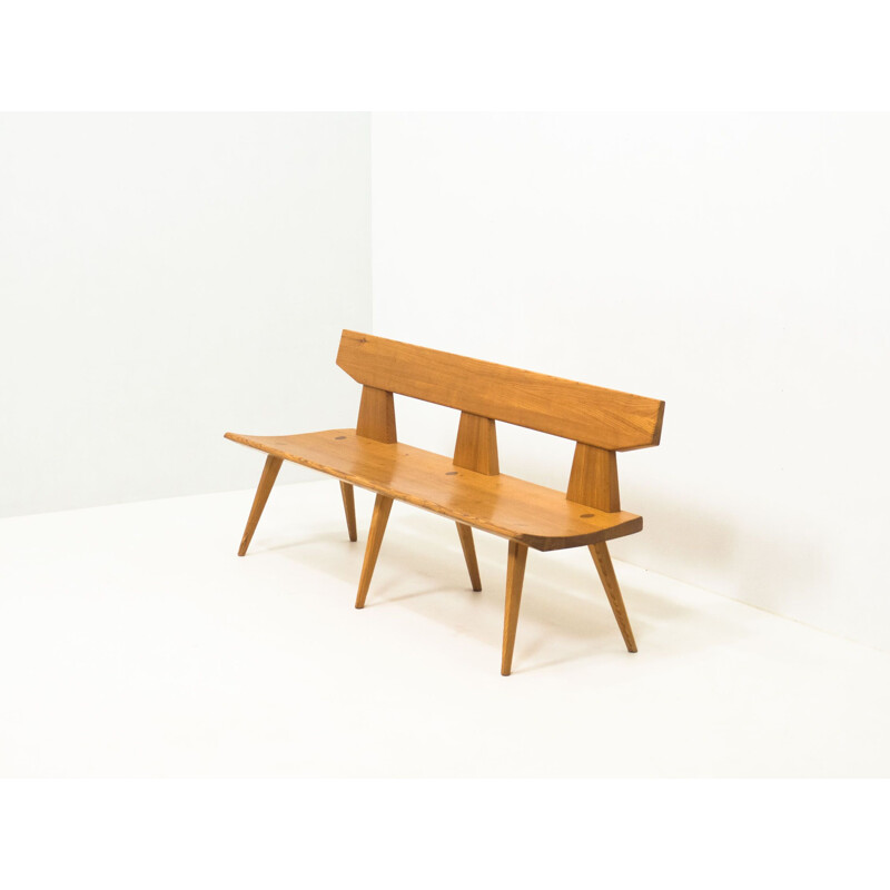 Vintage pine dining set by Jacob Kielland-Brandt pour I. Christiansen, Denmark 1960