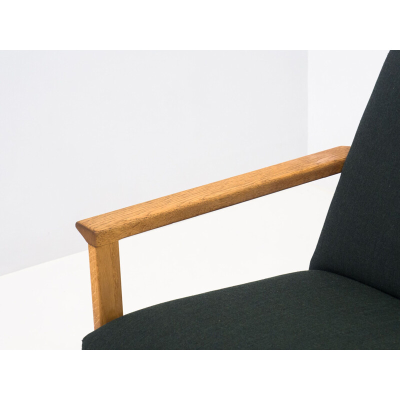 FU 05 vintage oak lounge chair by Yngve Ekström for Pastoe