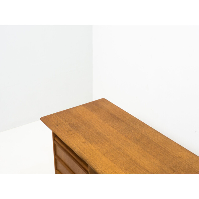 Vintage EE02 oak desk by Cees Braakman, 1952