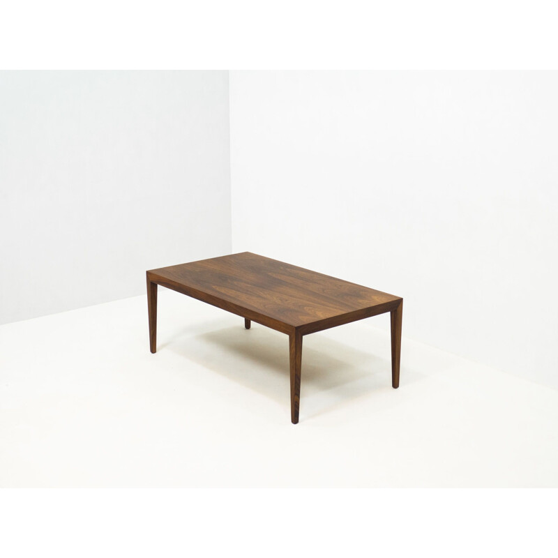 Mesa de café Vintage Rosewood de Severin Hansen para Haslev Møbelsnedkeri, Dinamarca