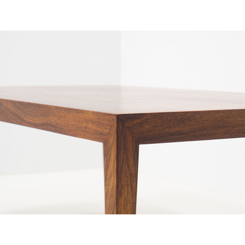 Mesa de café Vintage Rosewood de Severin Hansen para Haslev Møbelsnedkeri, Dinamarca