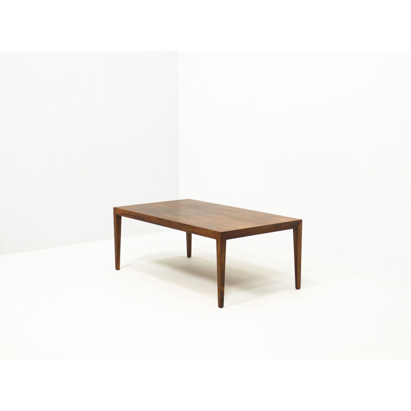 Vintage rosewood coffee table by Severin Hansen for Haslev Møbelsnedkeri, Denmark