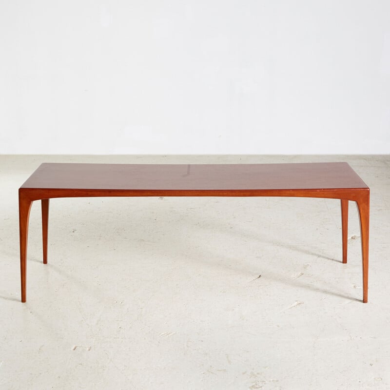 Vintage solid teak coffee table model 165 by Erling Torvits, Denmark
