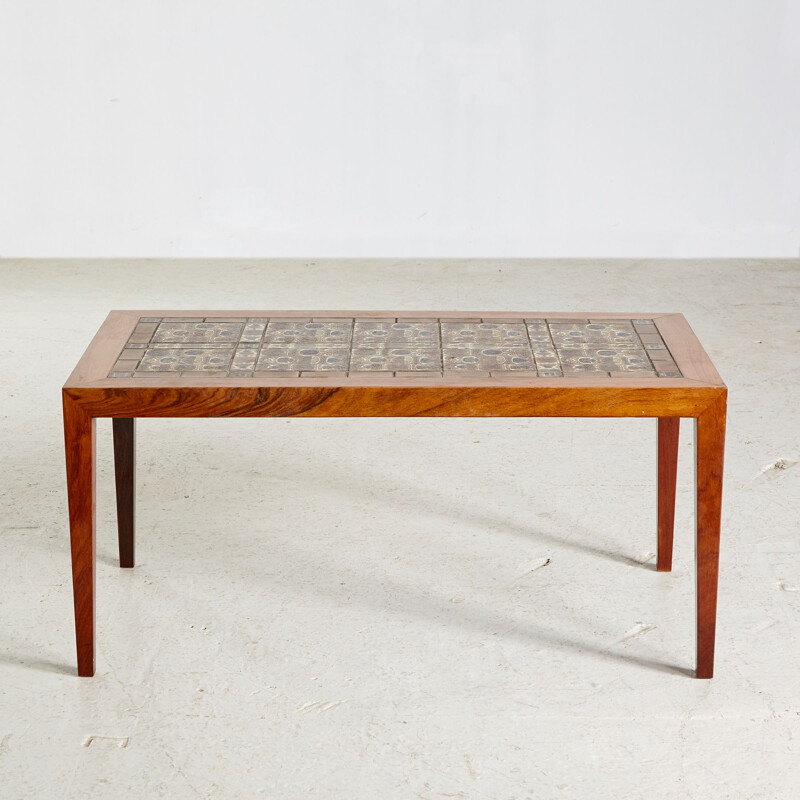 Mid century rosewood coffee table by Severin Hansen, 1960s