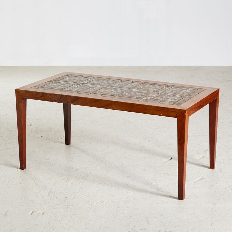 Mid century rosewood coffee table by Severin Hansen, 1960s