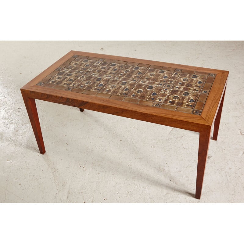 Mid century rosewood coffee table by Severin Hansen, 1960s