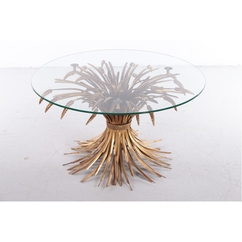 Hollywood Regency Coco Chanel vintage coffee table by Hans Kogl, Germany 1970s