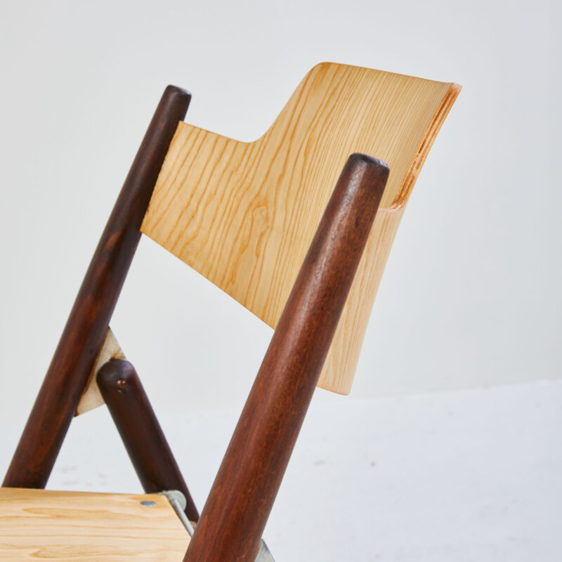 Se 18 foldable vintage chair by Egon Eierman for Wilde+Spieth
