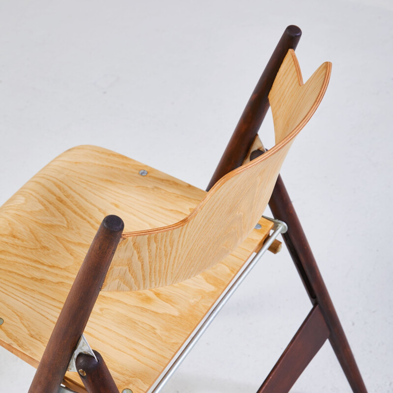 Se 18 foldable vintage chair by Egon Eierman for Wilde+Spieth