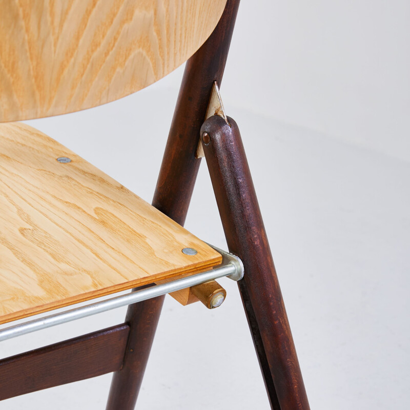 Se 18 foldable vintage chair by Egon Eierman for Wilde+Spieth