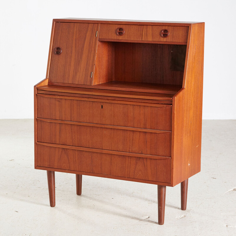 Secretaire vintage en teck, Danemark