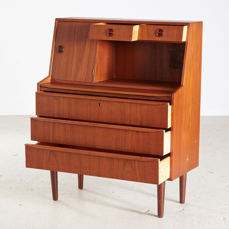 Secretaire vintage en teck, Danemark