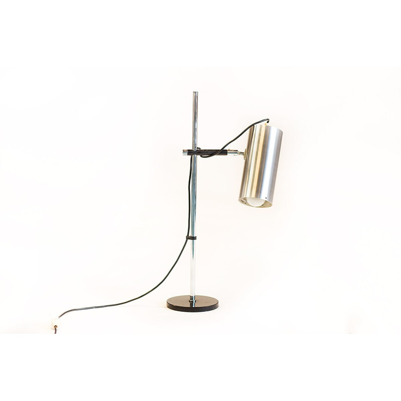 Large desk lamp in metal, Maria PERGAY - 1960s