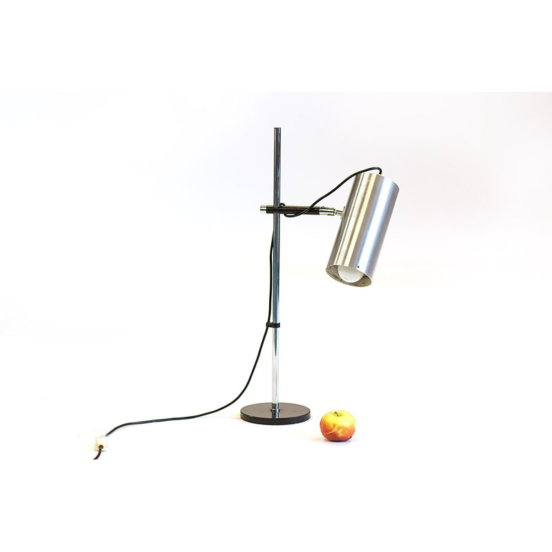 Large desk lamp in metal, Maria PERGAY - 1960s