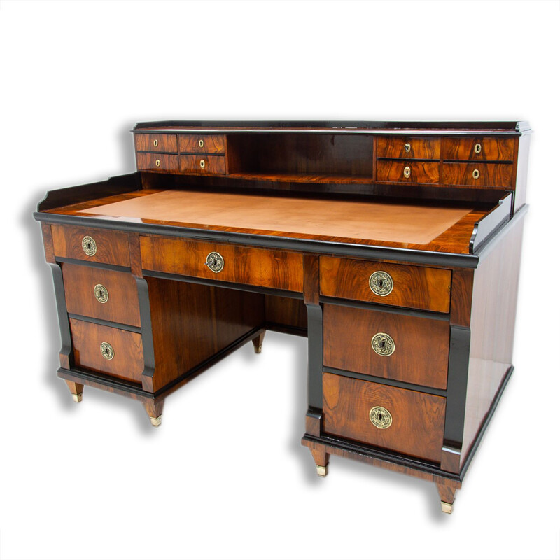 Biedermeier walnut desk, Austria-Hungary 1830