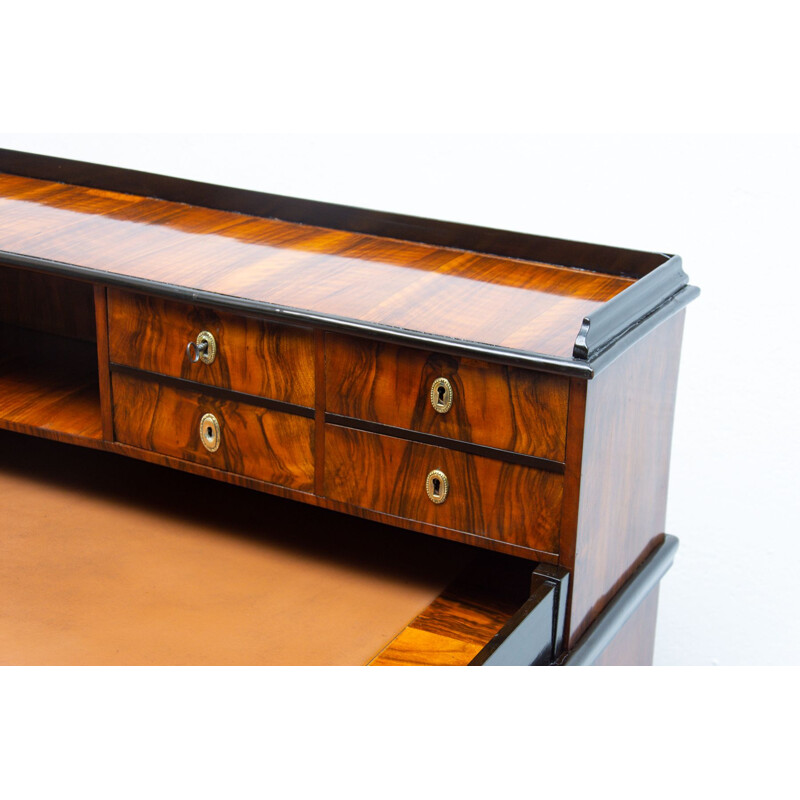 Biedermeier walnut desk, Austria-Hungary 1830