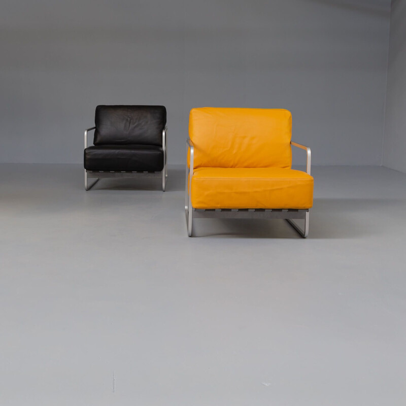 Pair of vintage Zurigo armchair by Alfredo Häberli for Zanotta, 1990s