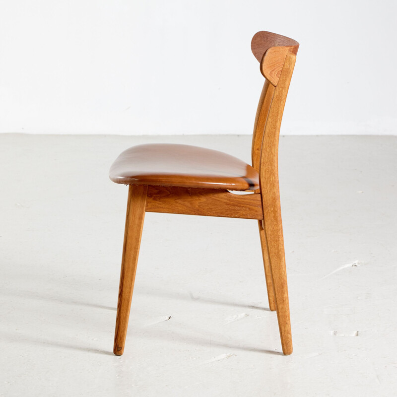 Set of 5 vintage CH30 teak dining chairs by Hans J. Wegner for Carl Hansen & SØN