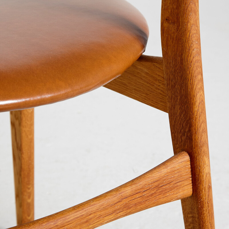 Set of 5 vintage CH30 teak dining chairs by Hans J. Wegner for Carl Hansen & SØN