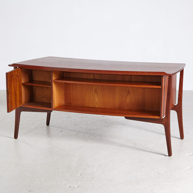 Danish teak vintage desk by Svend Aage Madsen