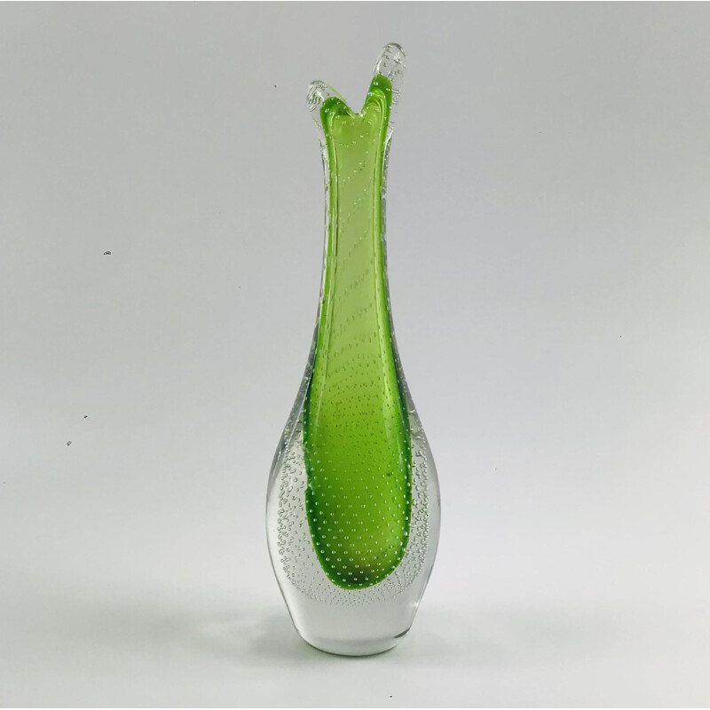 Scandinavian mid-century vase by Per Lütken for Holmegaard Glasværk, Denmark 1950s