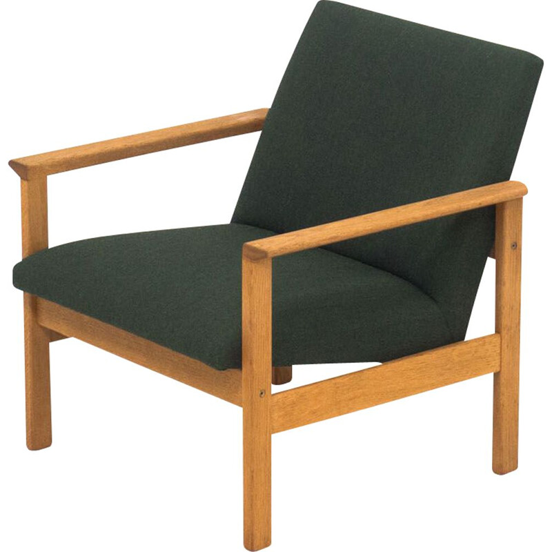 FU 05 vintage oak lounge chair by Yngve Ekström for Pastoe
