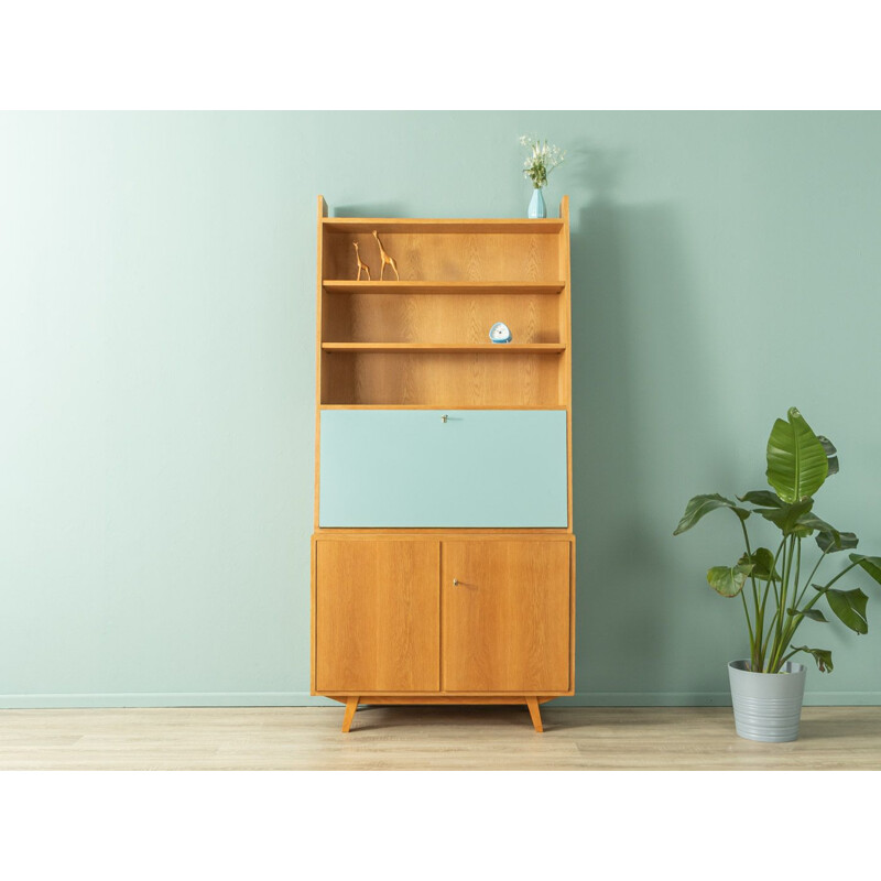 Vintage ash veneer desk, Germany 1950s