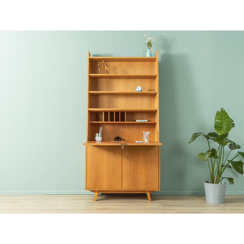 Vintage ash veneer desk, Germany 1950s