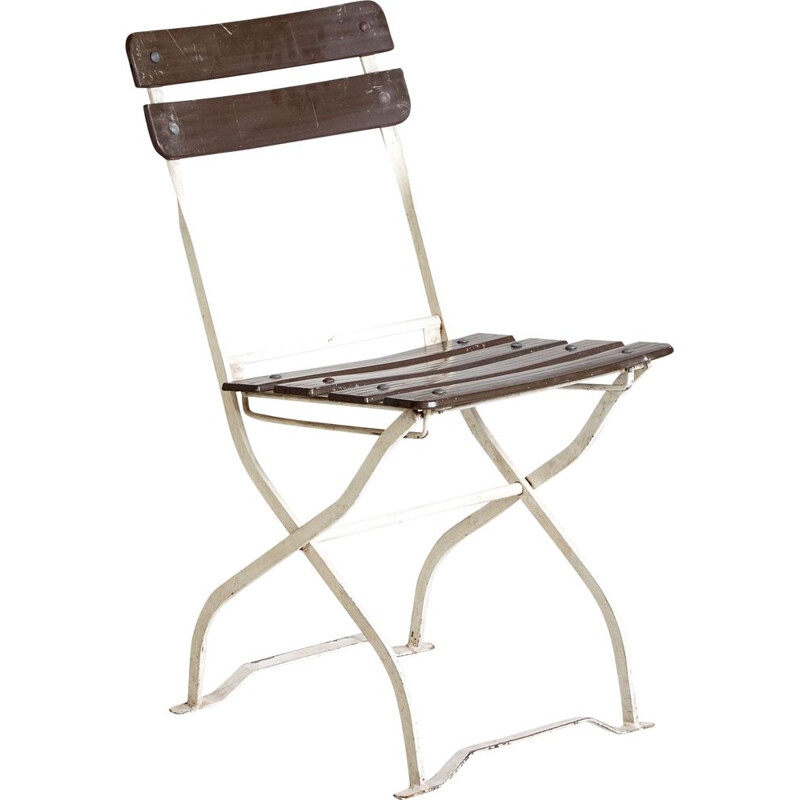 Foldable vintage garden chair