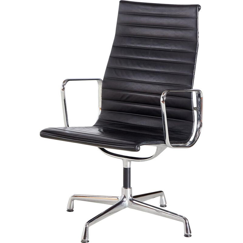 Vintage EA112 office swivel armchair by Charles & Ray Eames