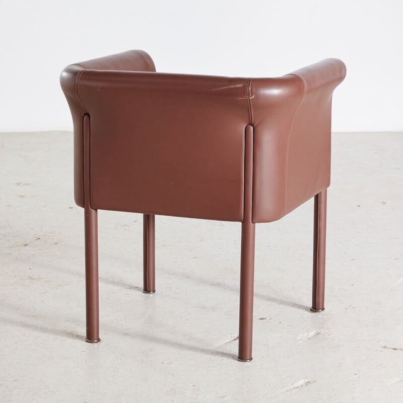 Leather vintage armchair by Antonio Citterio for Moroso, Italy