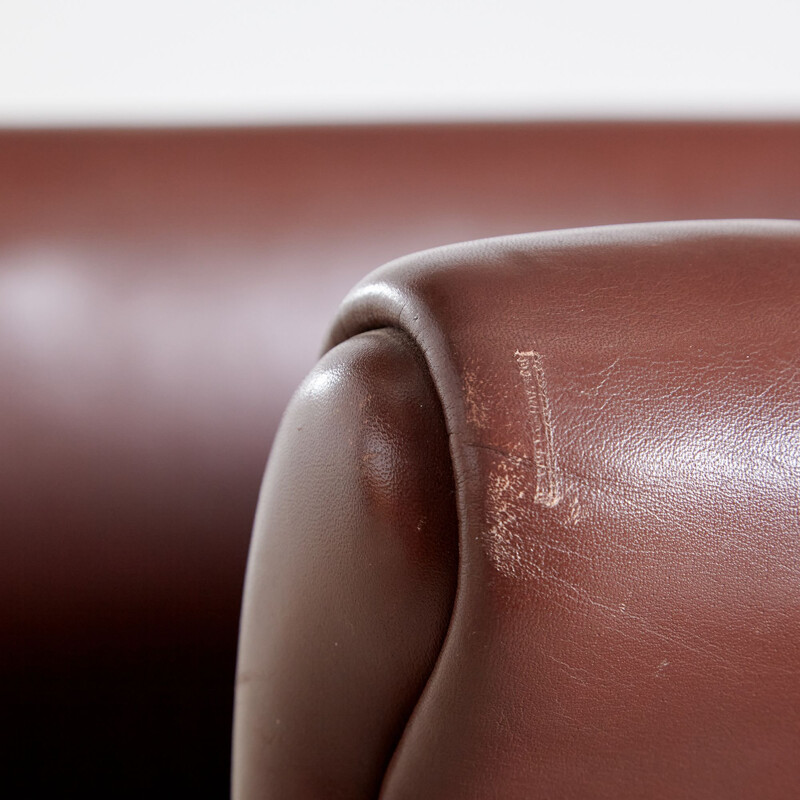 Leather vintage armchair by Antonio Citterio for Moroso, Italy