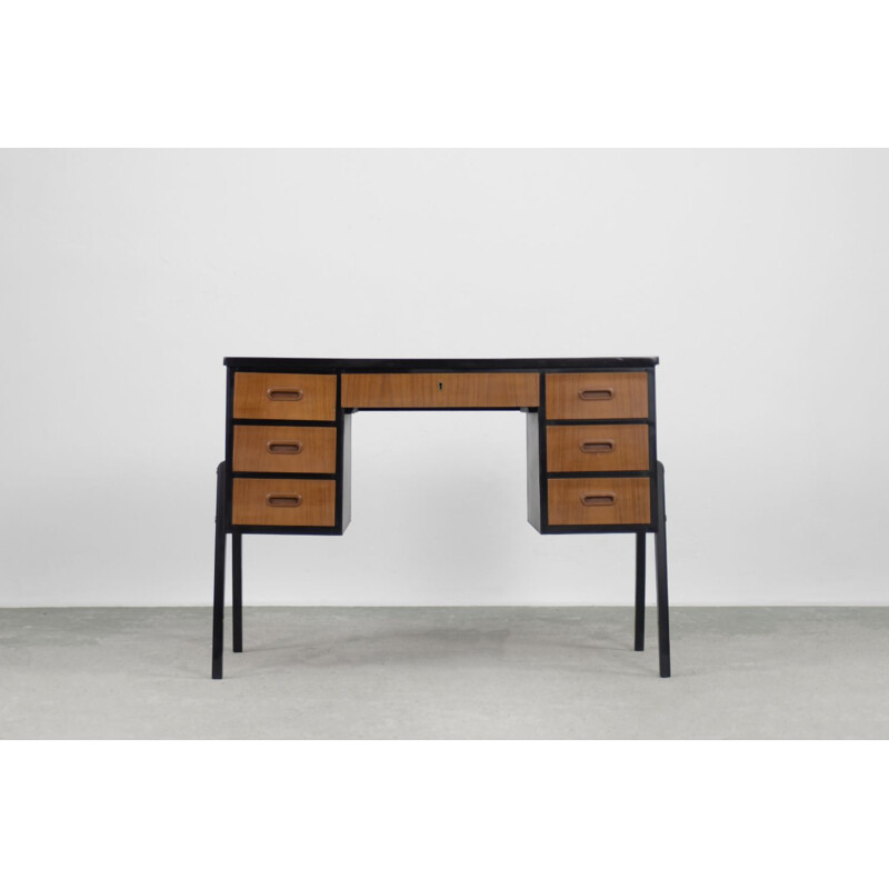 Vintage teak desk, Sweden 1960