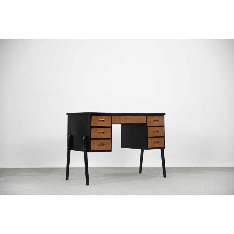 Vintage teak desk, Sweden 1960