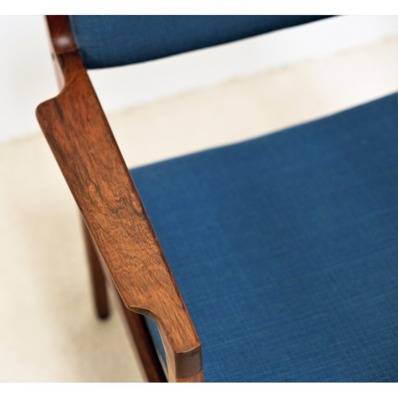 Vintage rosewood armchair by Erik Buch for Ørum Møbelfabrik