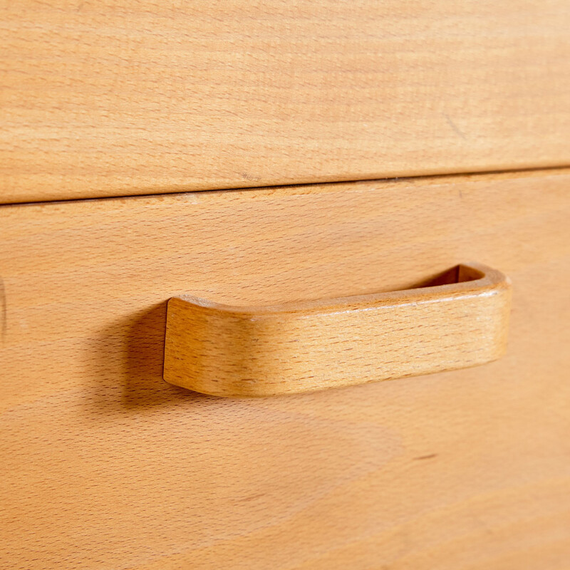 Vintage beech desk, 1970