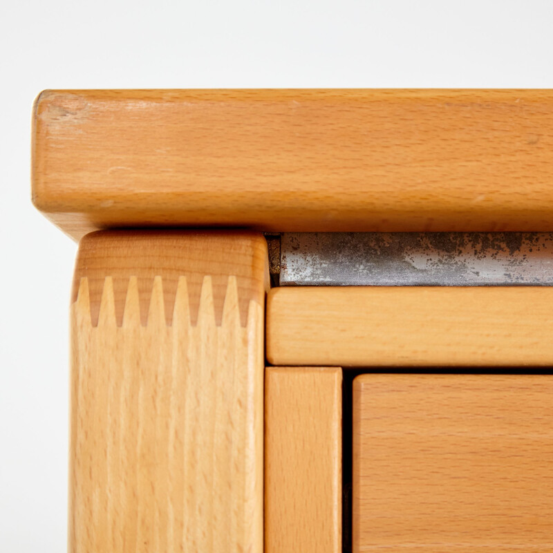 Vintage beech desk, 1970