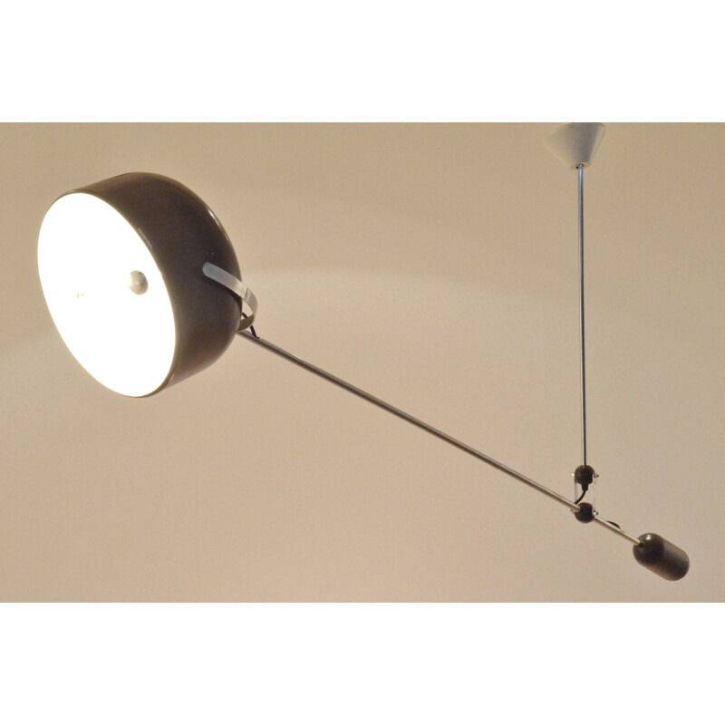 Industrial Anvia pendant lamp, J.J.M HOOGERVOST - 1960s