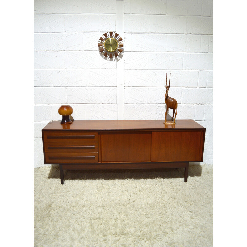 English vintage sideboard in teak, White and Newton - 1960s