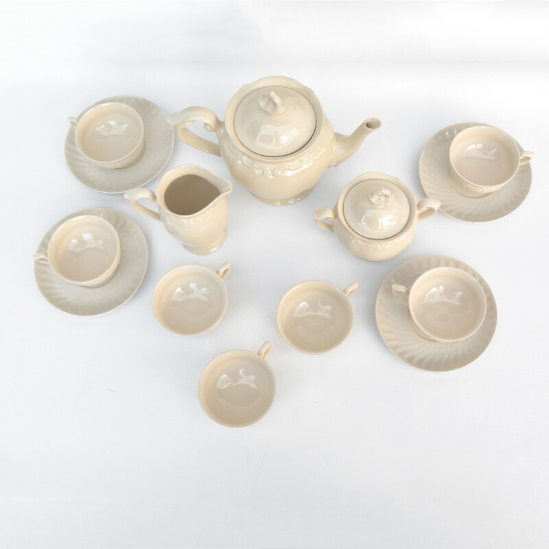 Vintage porcelain coffee service set by Zakłady Porcelitu Stolowego, Poland 1970