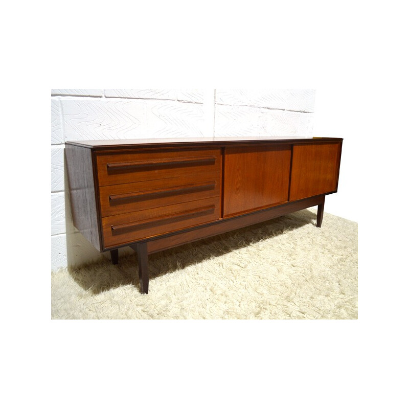 English vintage sideboard in teak, White and Newton - 1960s