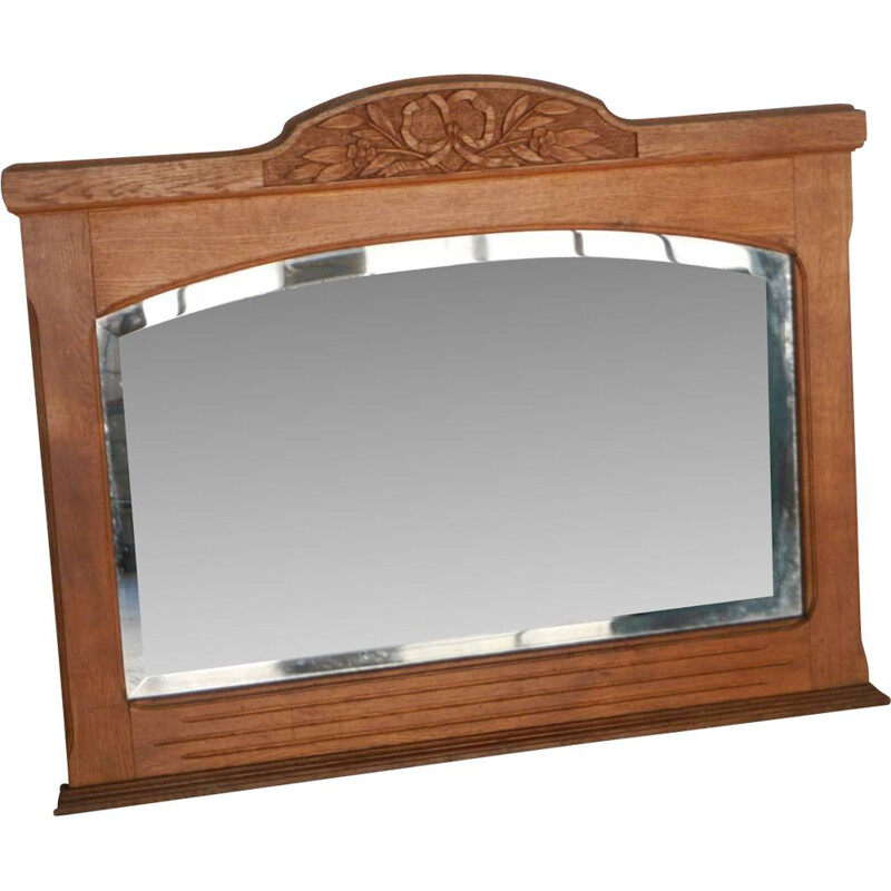 Vintage oak mirror, 1920