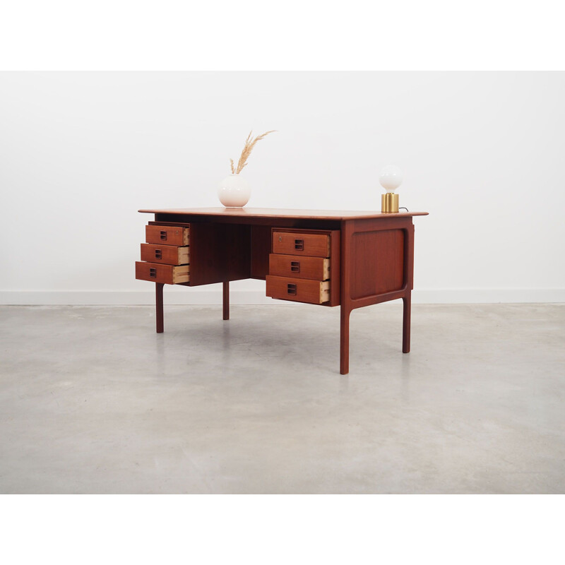 Teak vintage desk by Arne Vodder, Denmark 1960s