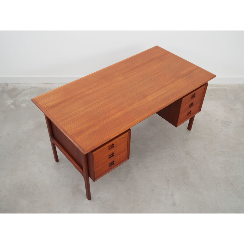 Teak vintage desk by Arne Vodder, Denmark 1960s