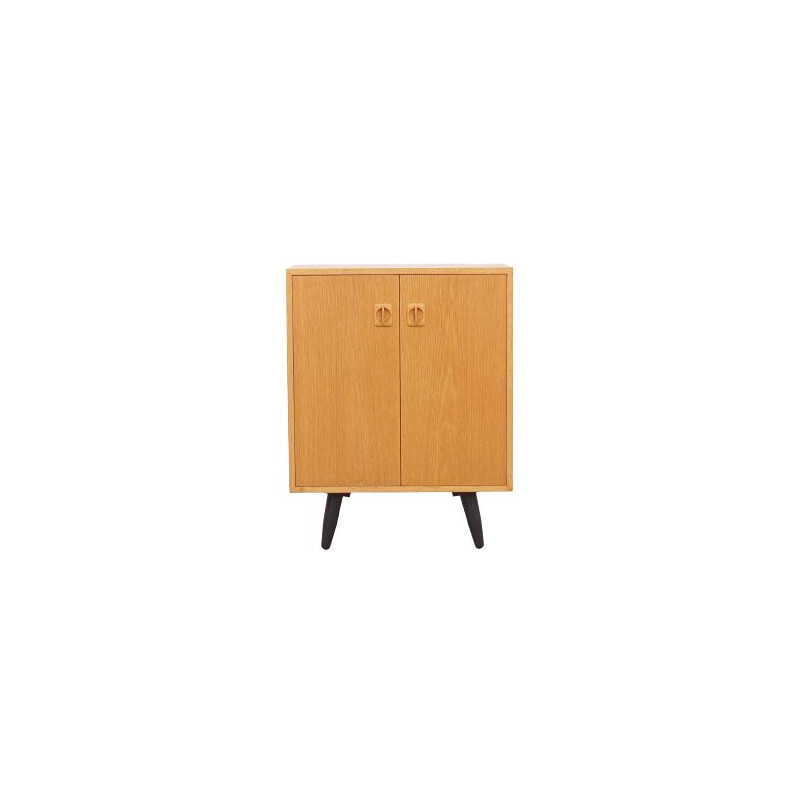 Mid-century ashwood veneered case storage from Domino Møbler, Denmark 1960s