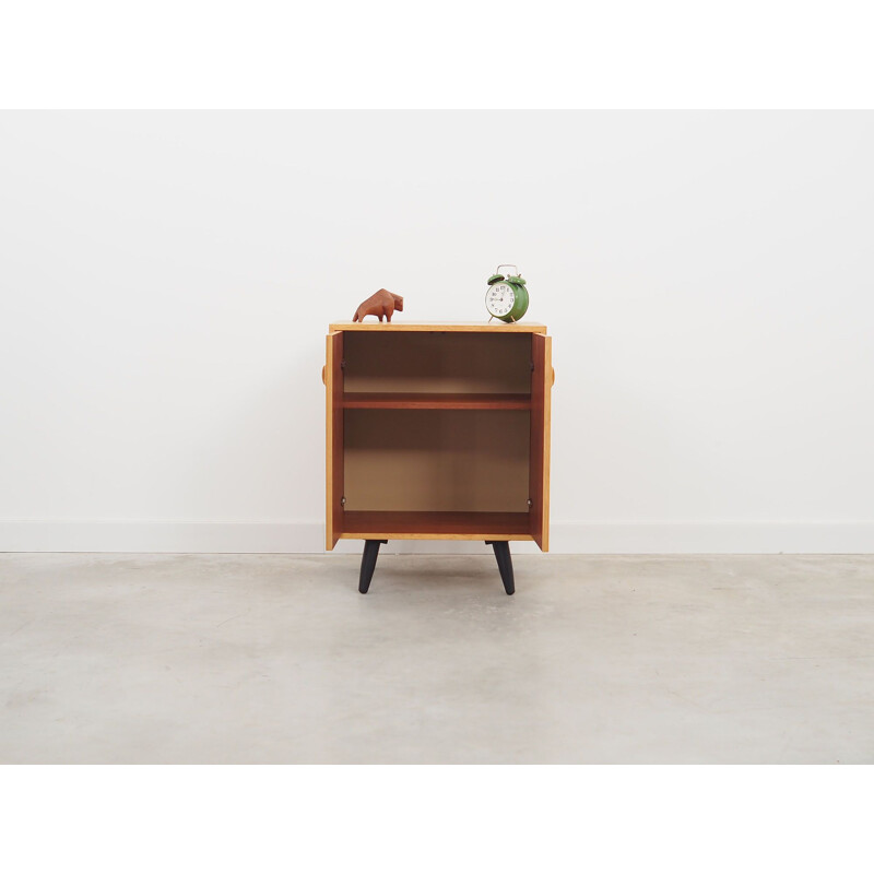 Mid-century ashwood veneered case storage from Domino Møbler, Denmark 1960s